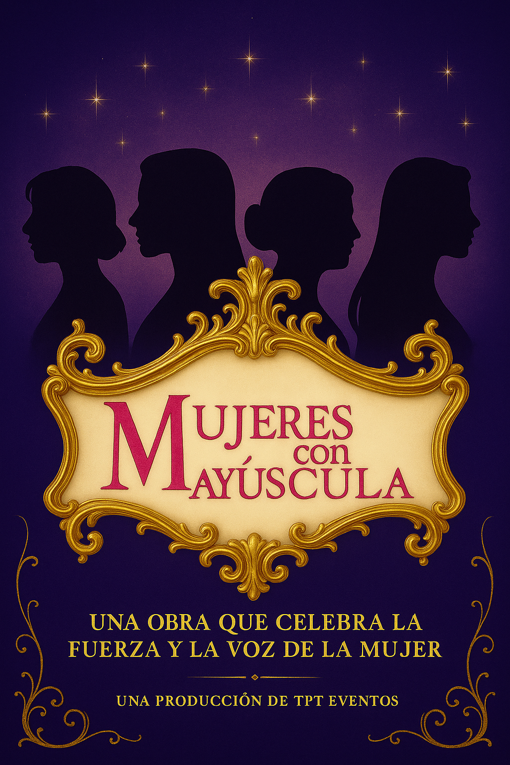 Cartel de Mujeres con M Mayúscula